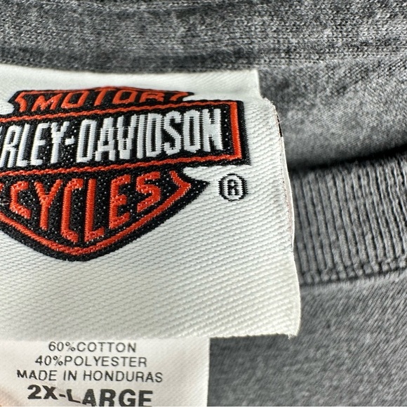 Harley Davidson Men’s Gray Pensacola Florida Shirt Size 2XL - Picture 3 of 7